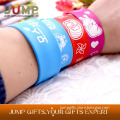 Cheapest slap wristband, hot selling silicone slap band